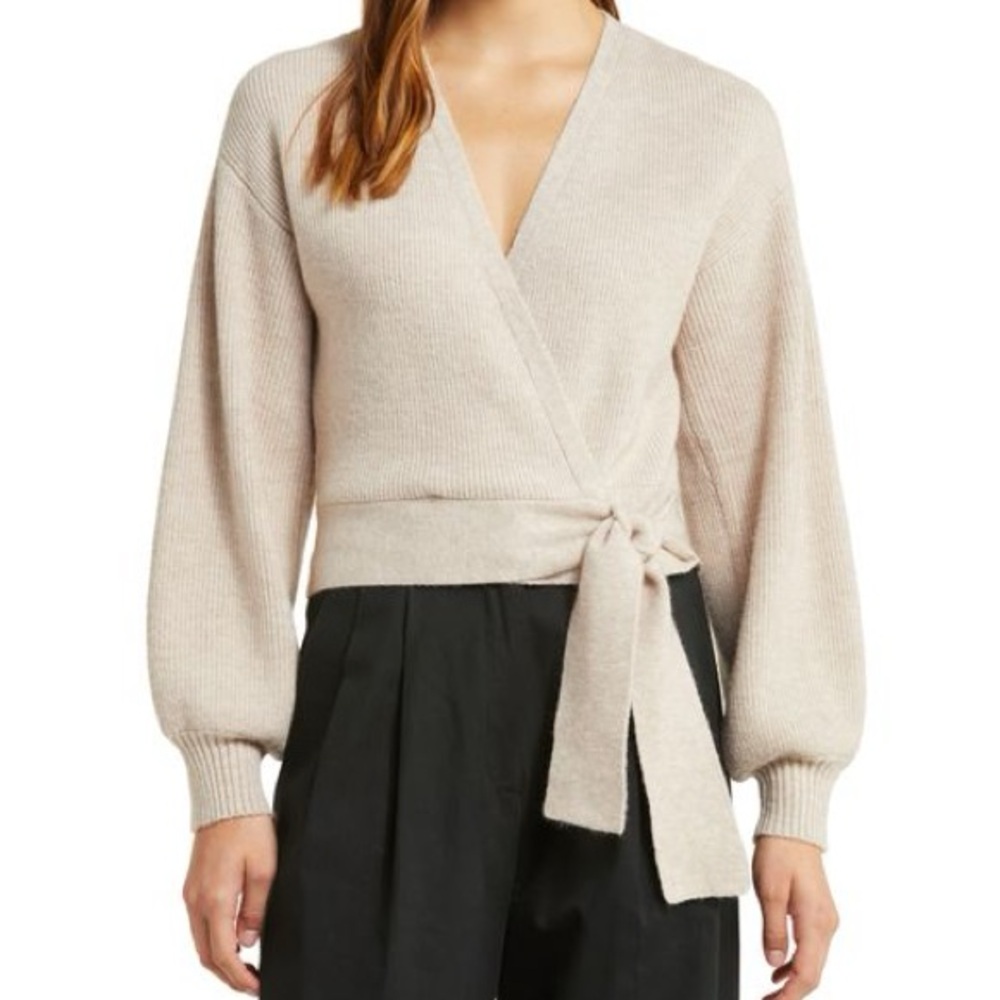 WAYF • Sterling Wrap Sweater